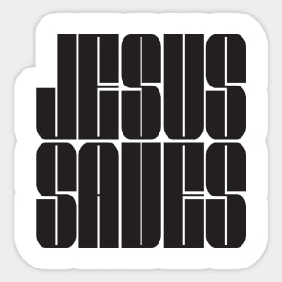 Jesus Saves Sticker